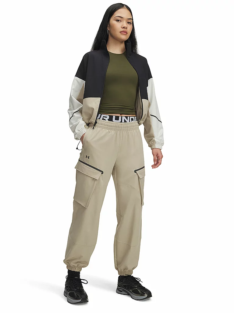 UNDER ARMOUR Damen Jogginghose UA Unstoppable Cargo camel | M — Bild 3